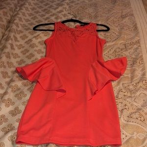 Peachish orange dress - worn once!